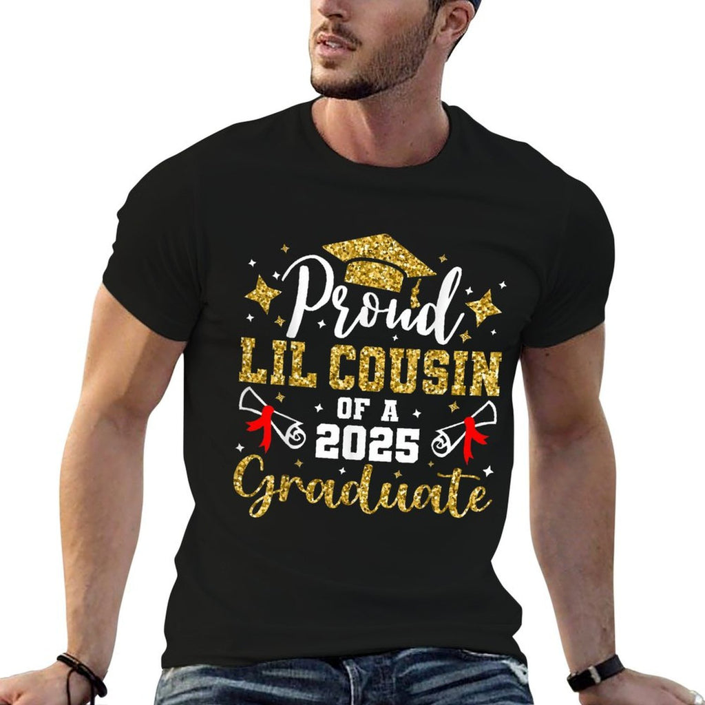 Proud Lil Cousin of A 2025 Graduate Class Senior Graduation  Lightweight T-Shirt
