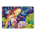 3 Koi Fish  Dirt-Trapping Bath Mat