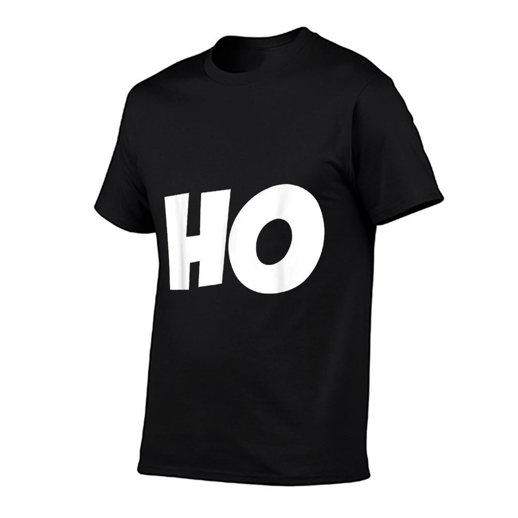 Ho Ho Ho Christmas Ho Matchings Holidays  Polyester Blend T-Shirt