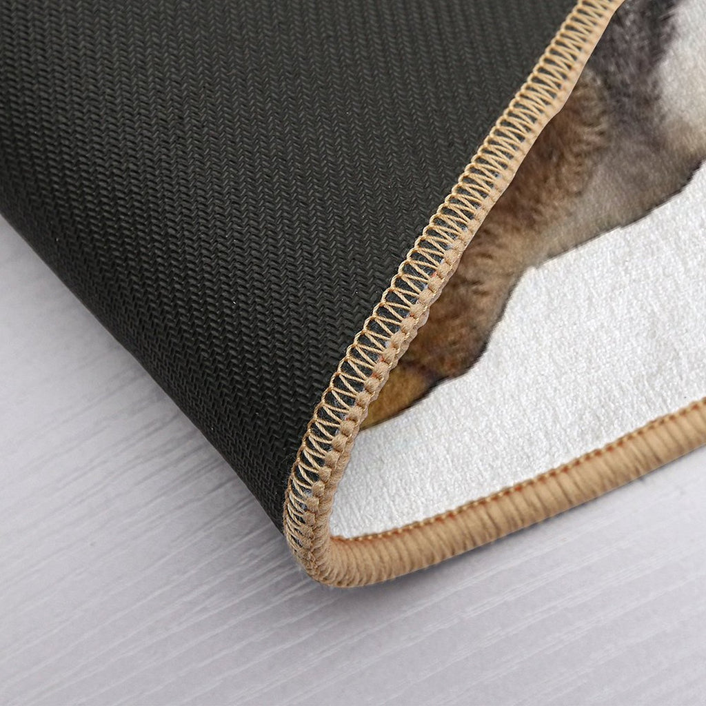 Cute Bunny Rabbit Tail Butt Image Picture  Repositionable Bath Mat
