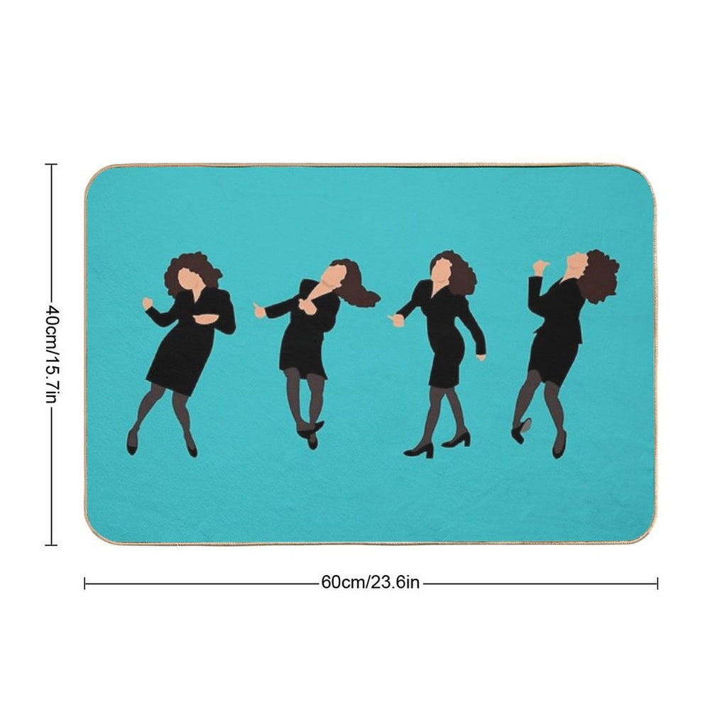 Little Kicks  Dirt-Trapping Bath Mat