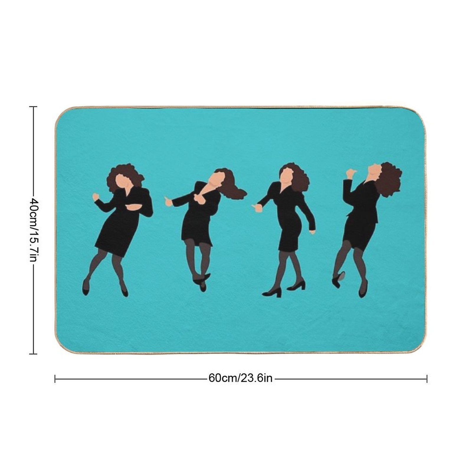 Little Kicks  Dirt-Trapping Bath Mat