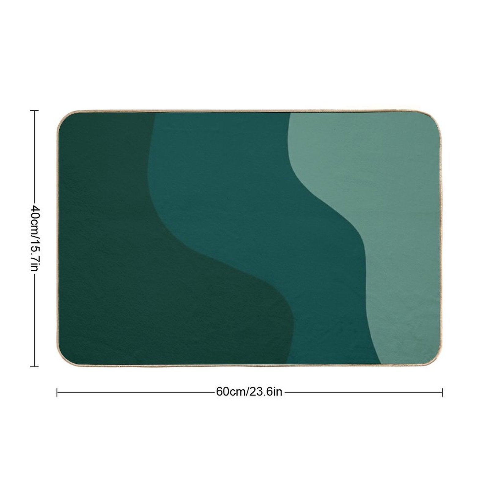 Abstract Minimal 63  Stain-Proof Bath Mat
