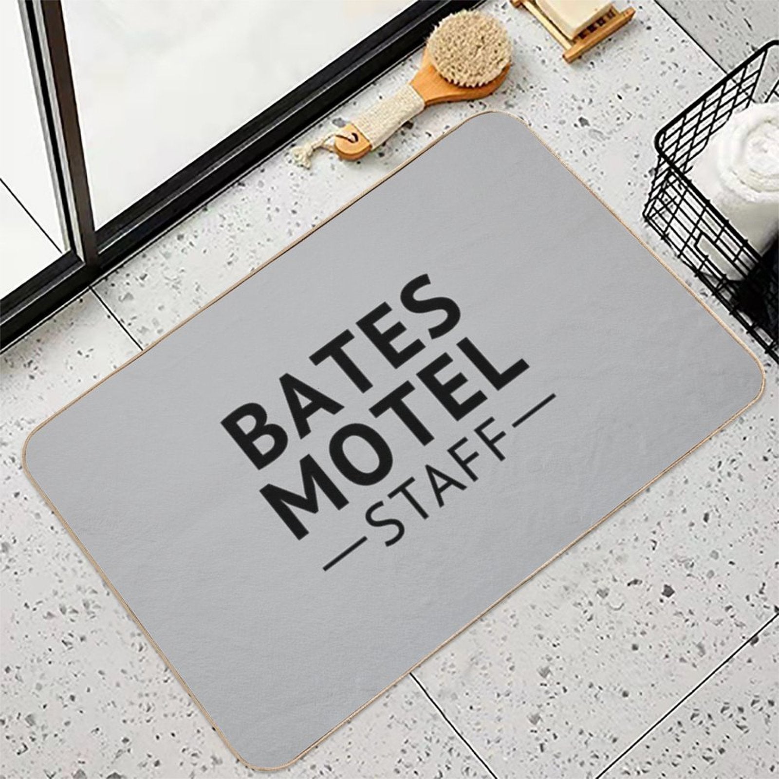 Bates Motel Employee  Odorless Bath Mat