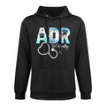 ADR But Handling It Funny Veterinary Veterinarian Vet Tech Kangaroo Pocket Hoodie