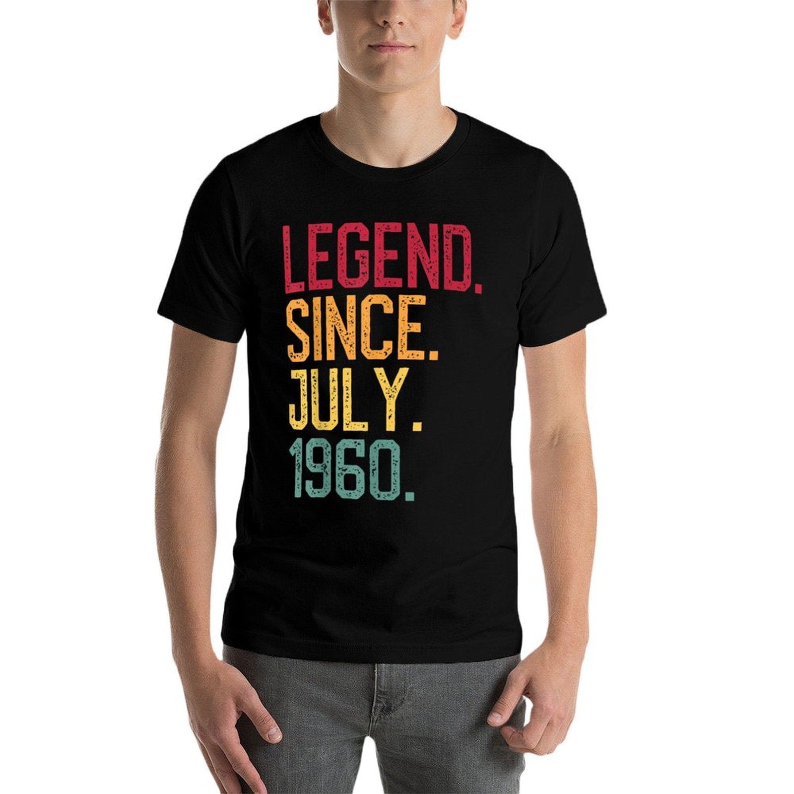 Legend Since July 1960 60th Birthday Gift  Polyester Blend T-Shirt