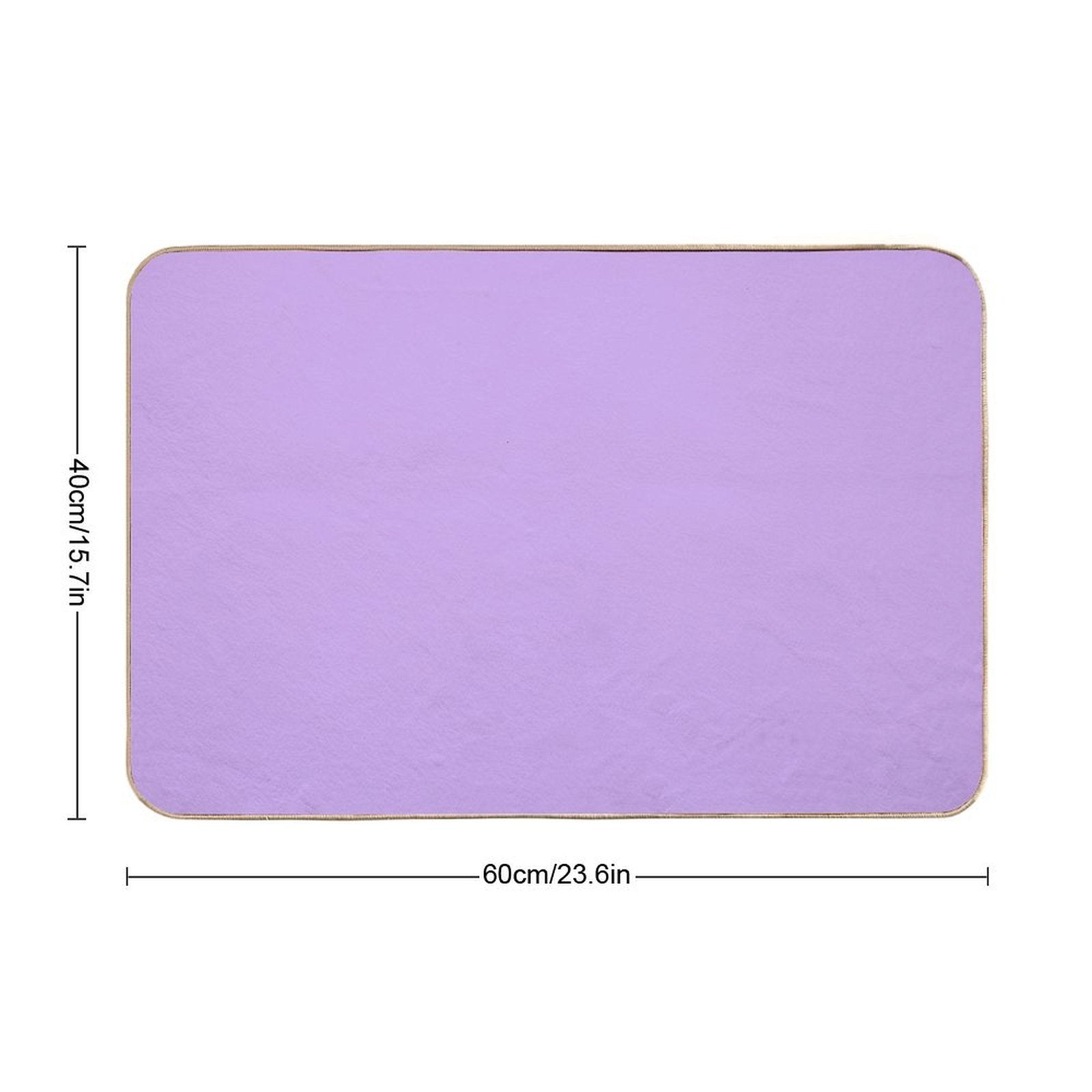 Lilac  Fade-Resistant Bath Mat