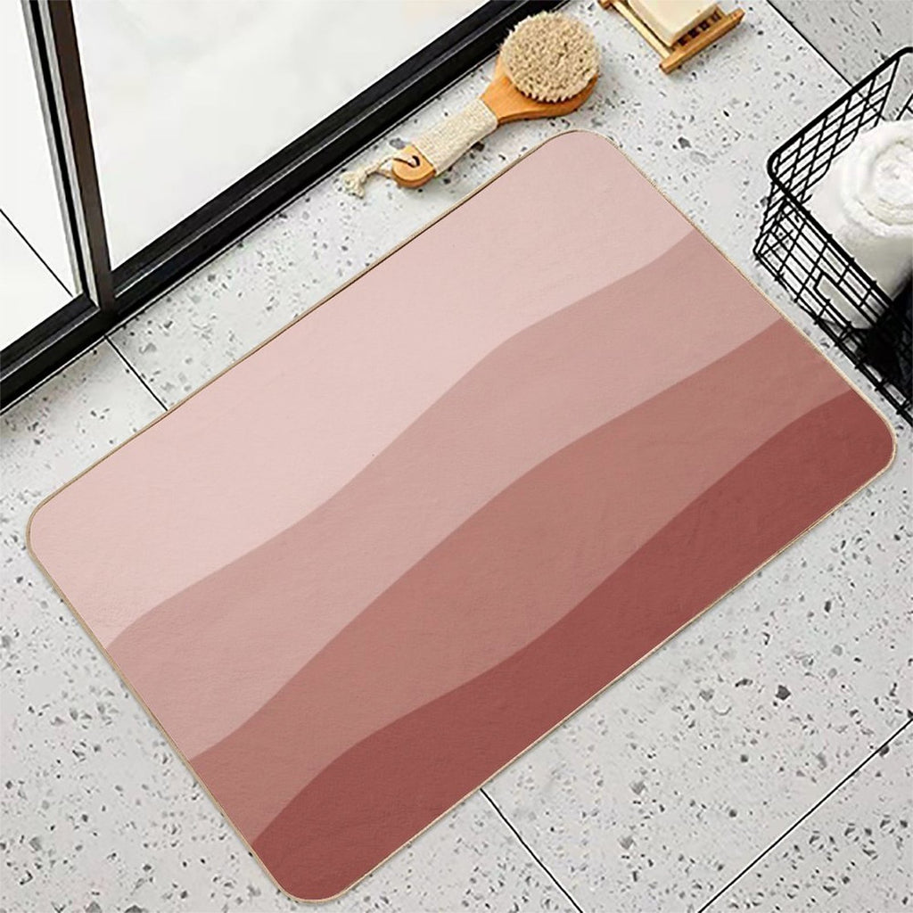Sangria Color Waves  High-Traffic Bath Mat