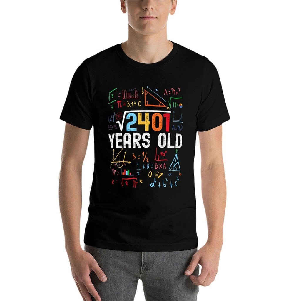 Square Root Of 2401 49th Birthday 49 Years Old Birthday  Graphic-printed T-Shirt