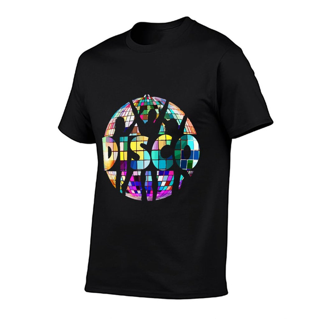 Disco Funny 70s Vintage Theme Dancing 70's Women  Heathered Texture T-Shirt