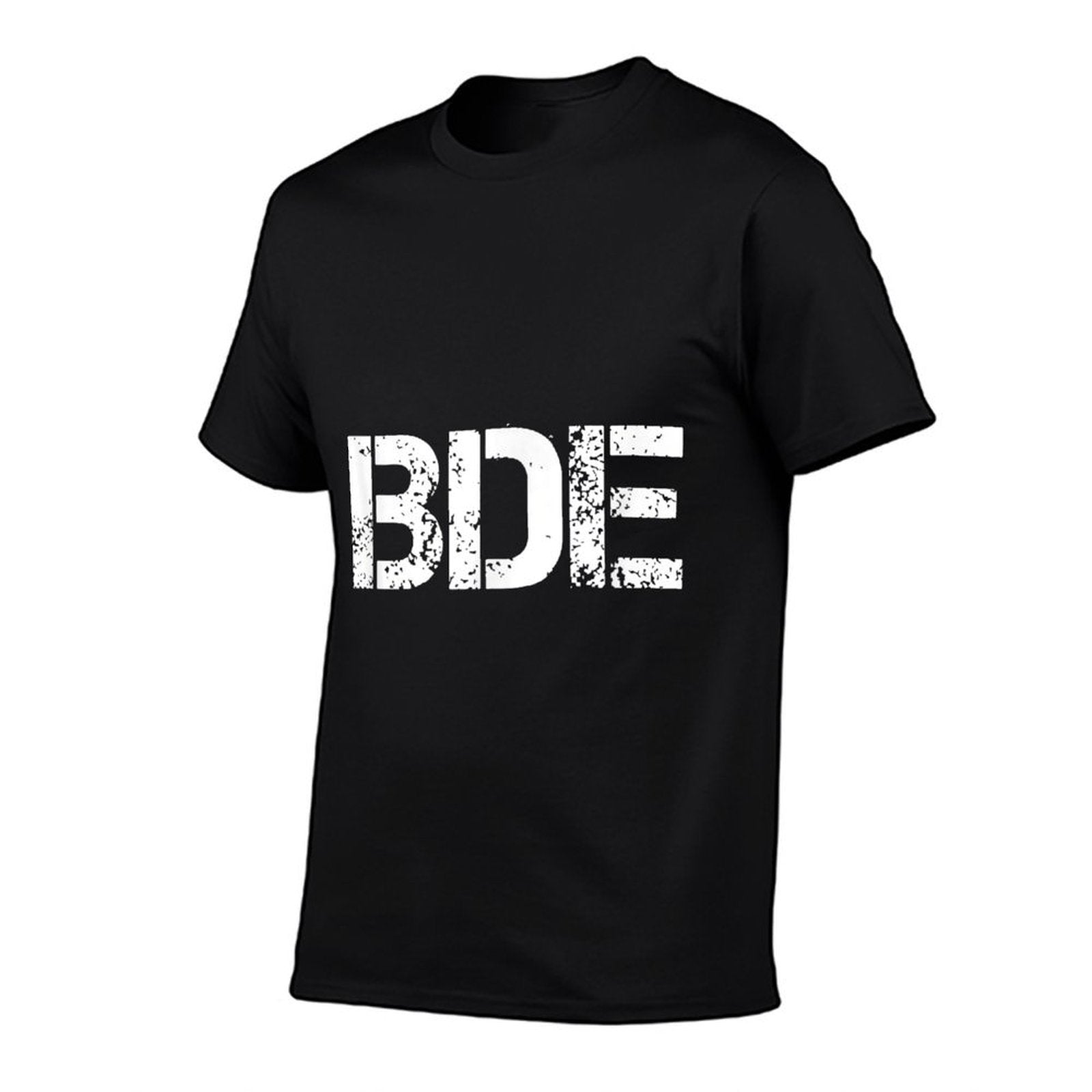 BDE Womens Black Modern  Eco-friendly Material T-Shirt