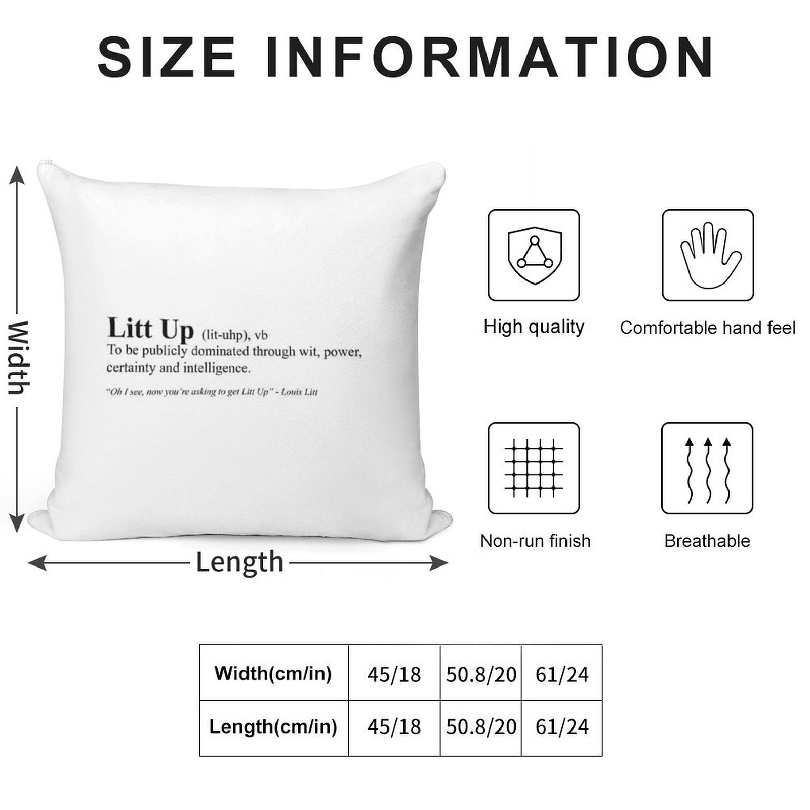 Suits - Louis Litt Litt Up Soft Ultra-Soft Texture Throw Pillow