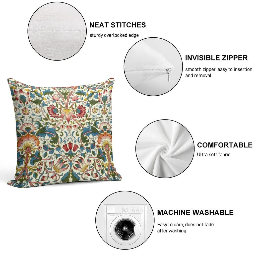 William Morris Lodden Soft Washable Throw Pillow