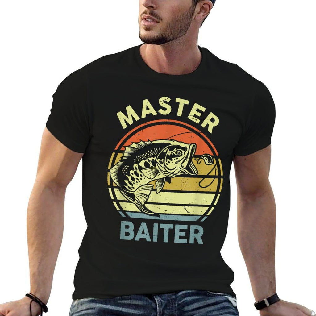 Fishing-Shirt Dad Grandpa Master-Baiter Funny  Odor-resistant T-Shirt