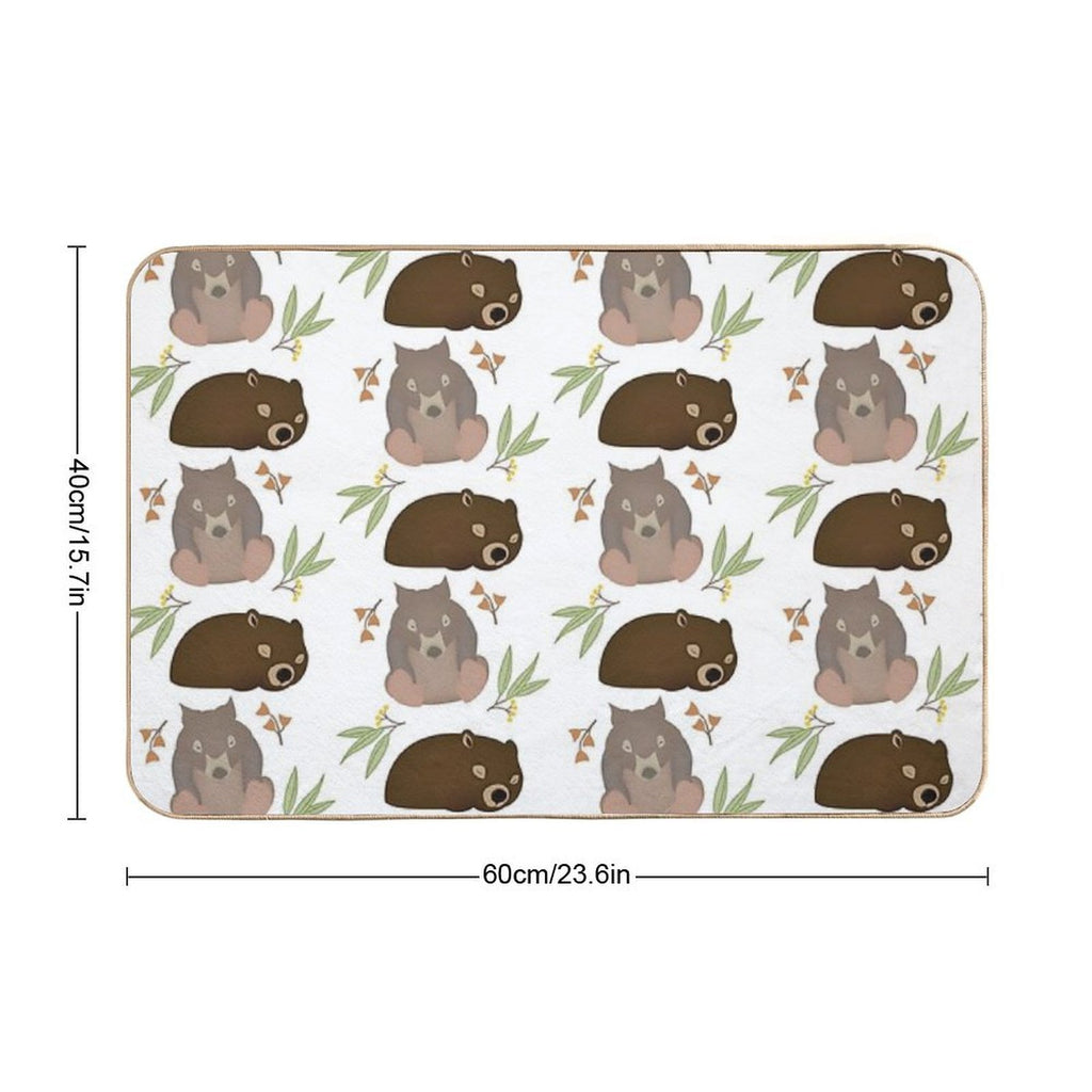 Sleepy Wombats  Toxin-Free Bath Mat