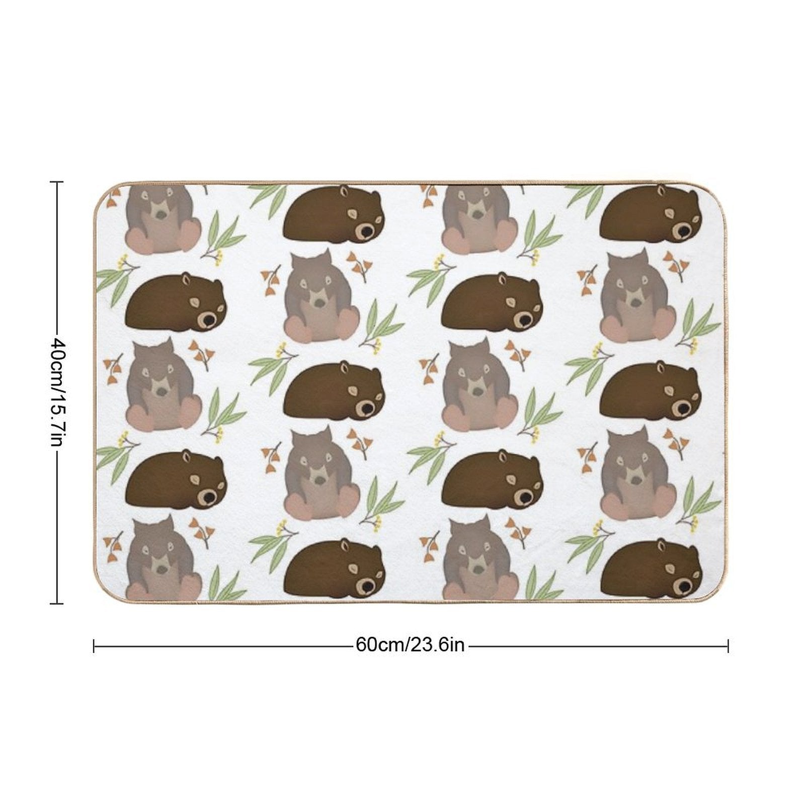 Sleepy Wombats  Toxin-Free Bath Mat