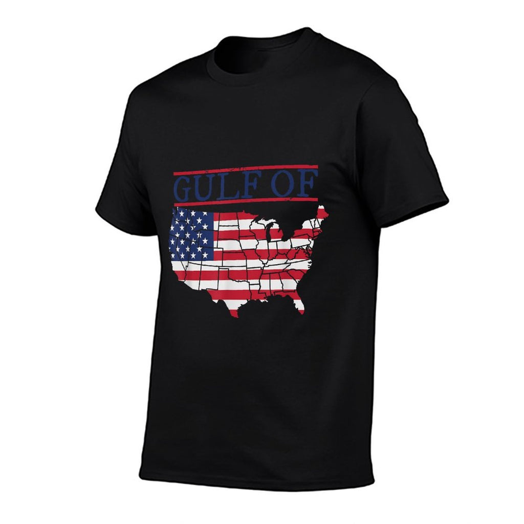 Gulf of USA America Funny USA Flag  Versatile T-Shirt