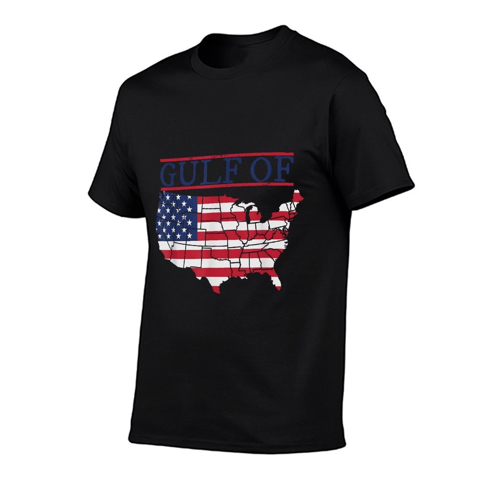 Gulf of USA America Funny USA Flag  Versatile T-Shirt