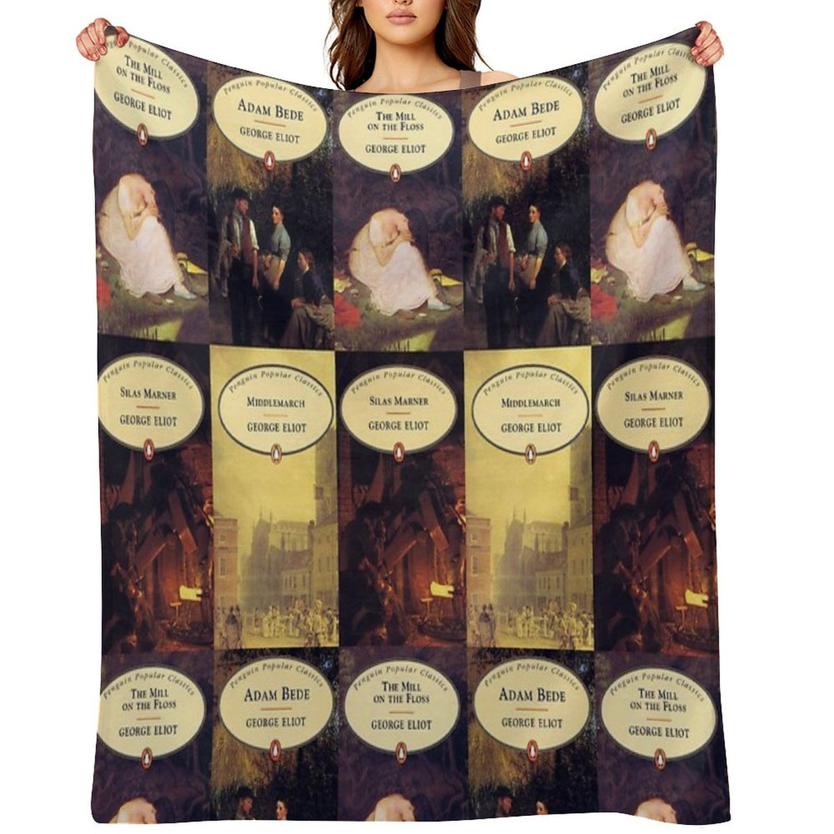 George Eliot Books All-season Throw Blanket