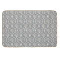 Scallops And Spots Neutral Mocha And Sepia Brown  Versatile Bath Mat