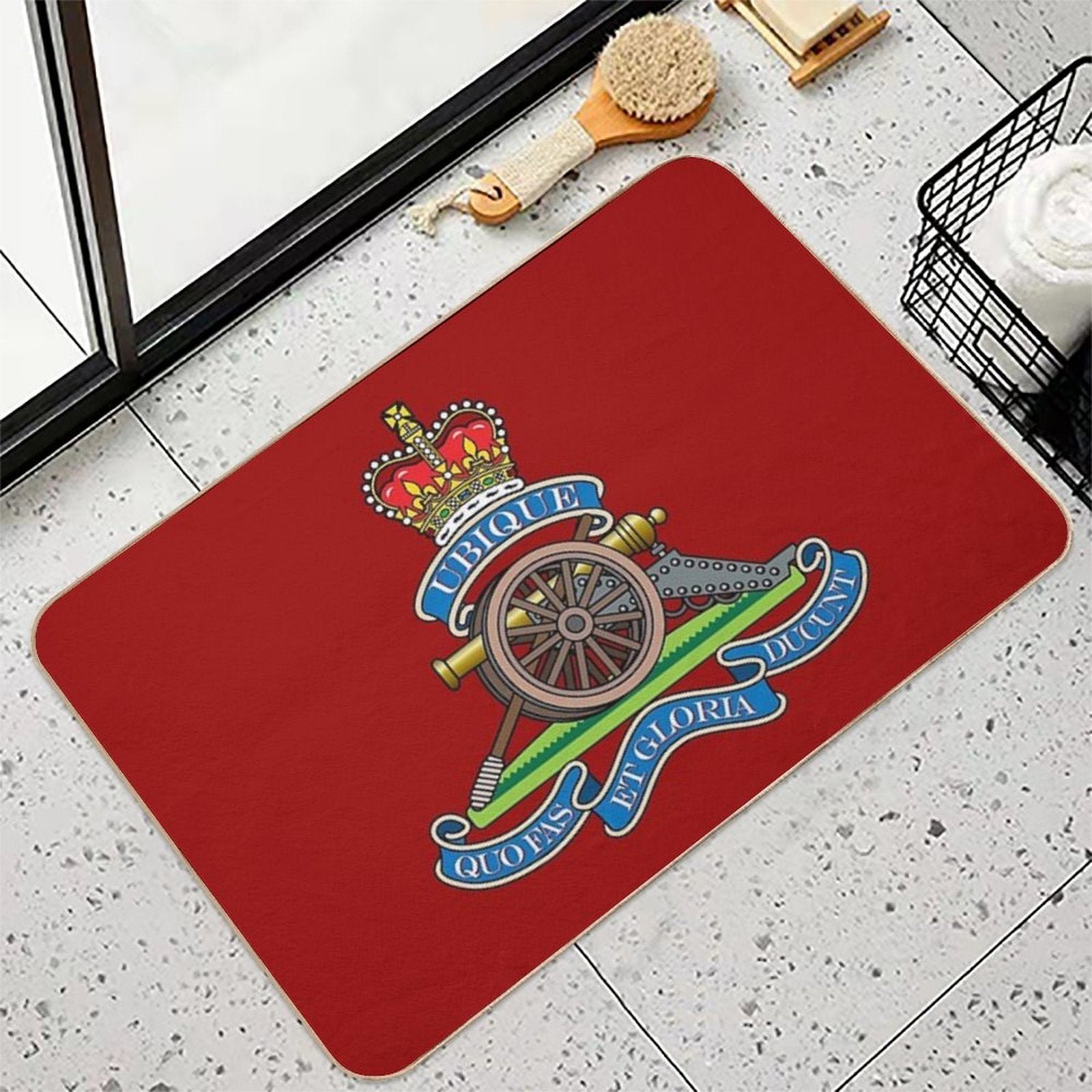 ROYAL REGIMENT OF ARTILLERY  Easy To Clean Bath Mat