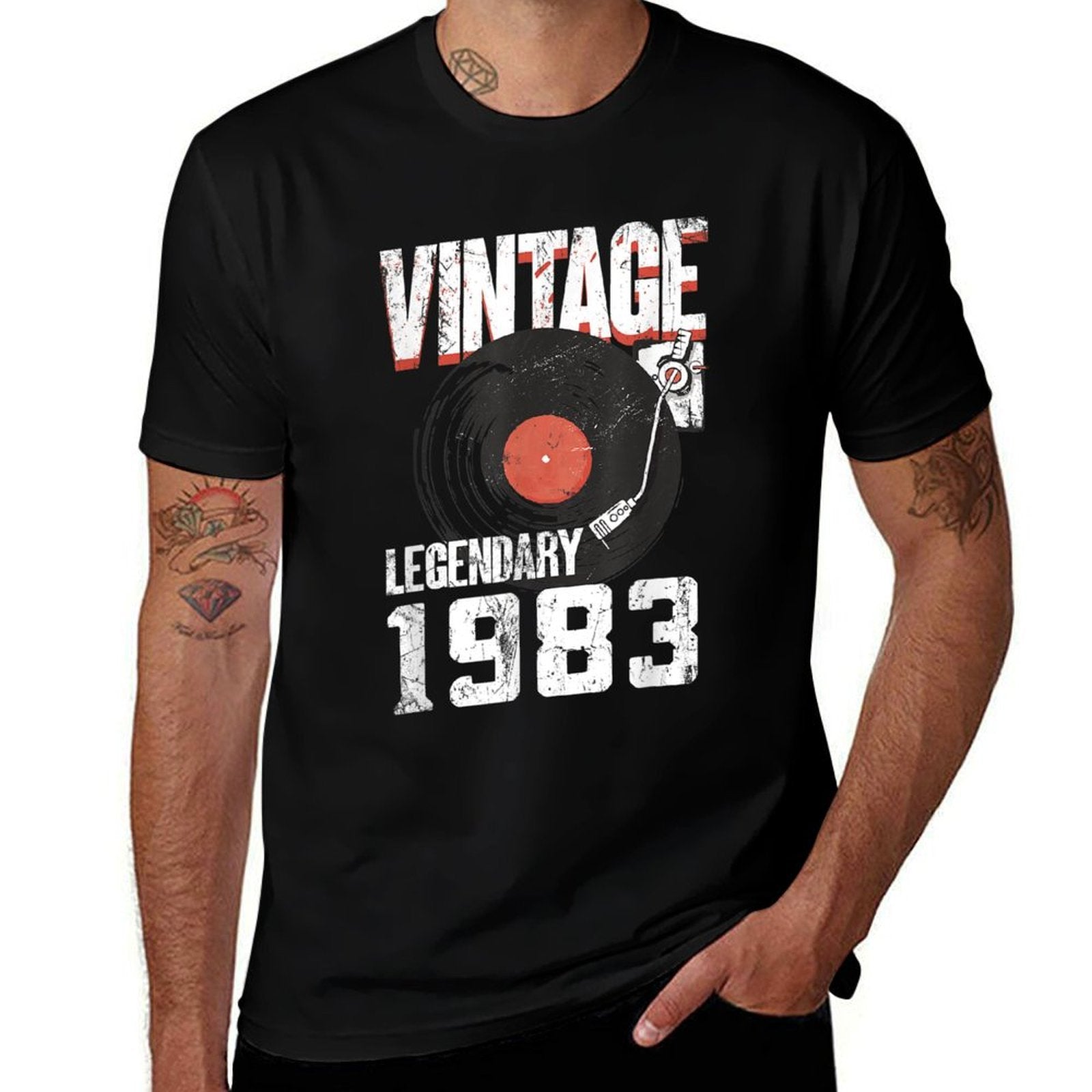 Vintage Legendary 1983 - 40 Years Old 40th Birthday  Odor-resistant T-Shirt