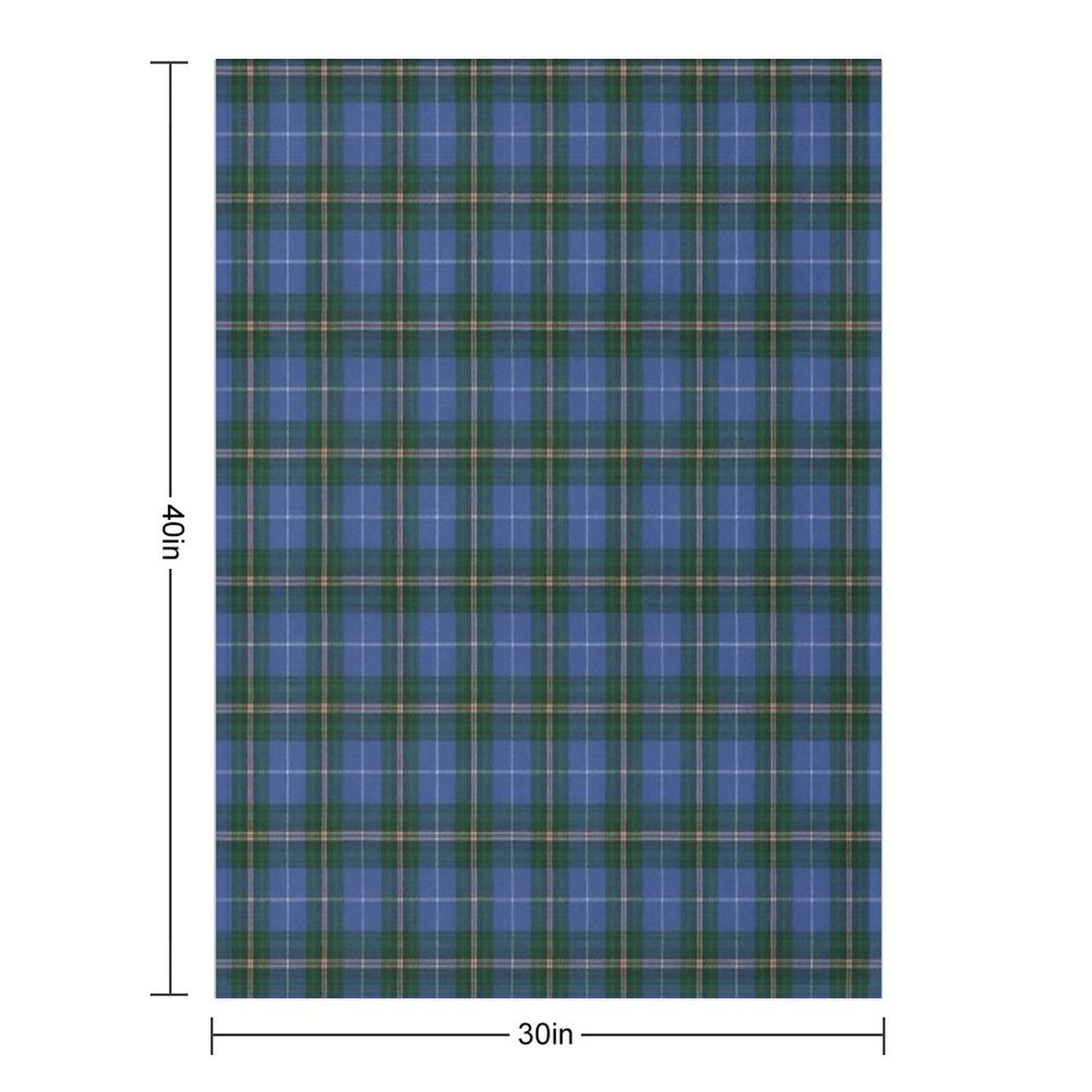 Nova Scotia Provincial Tartan Versatility Throw Blanket