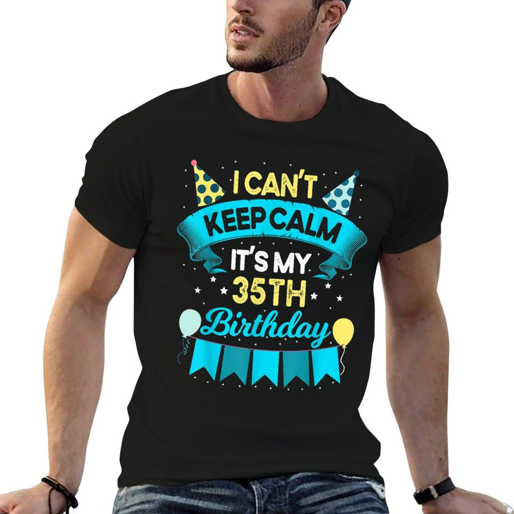 35 Year Old Men Women Birthday Gift It's My 35th Birthday  Graphic-printed T-Shirt