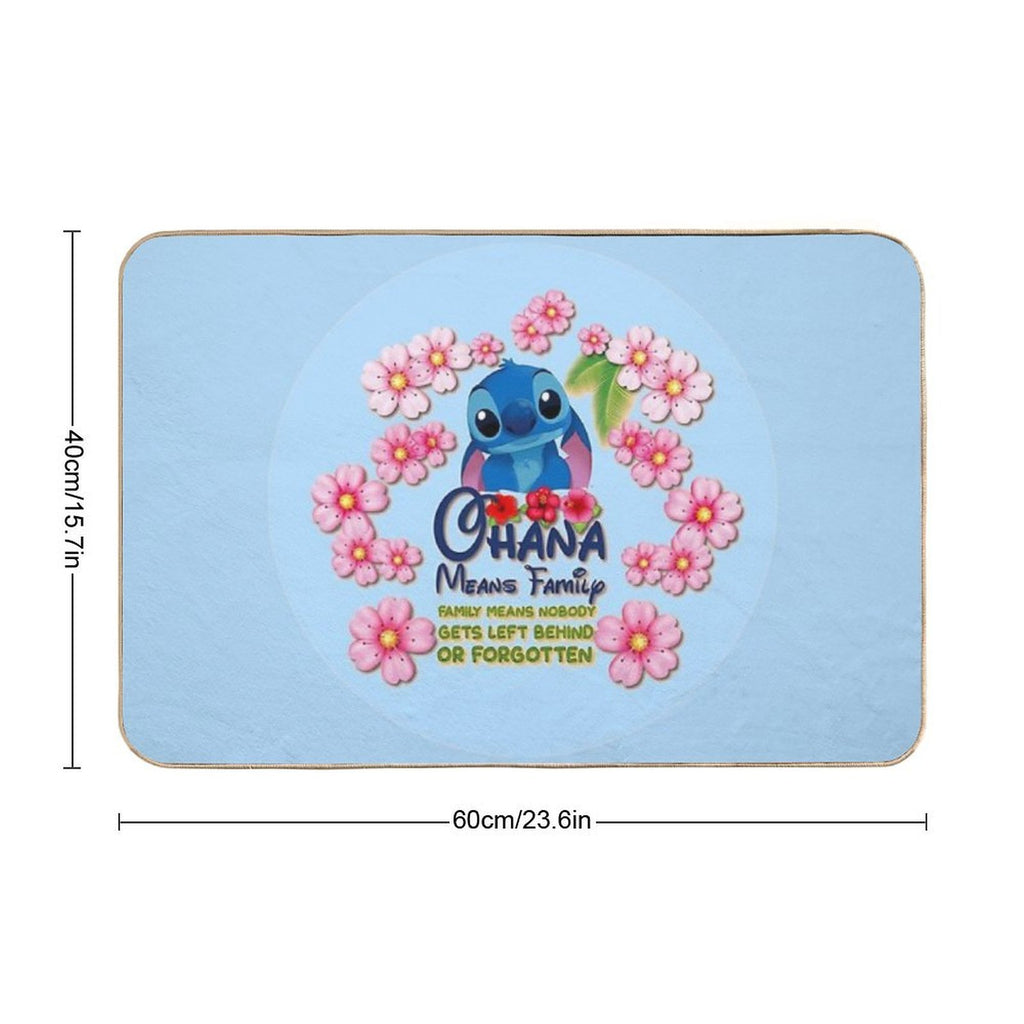 Ohana Stitch  Long-Lasting Bath Mat