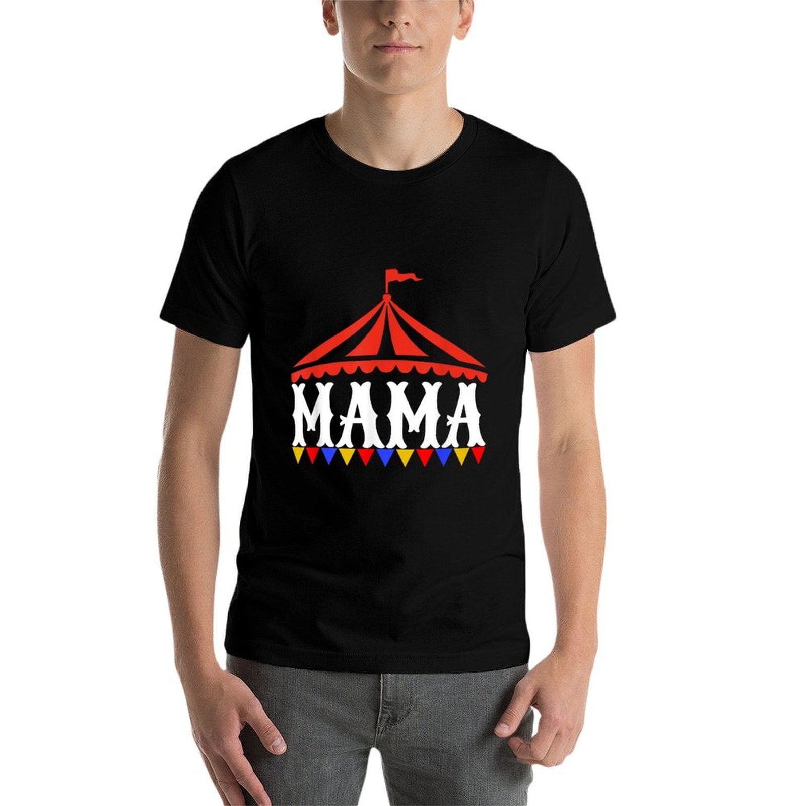 Circus Mama of The Birthday Boy & Girl Carnival Family  Soft T-Shirt