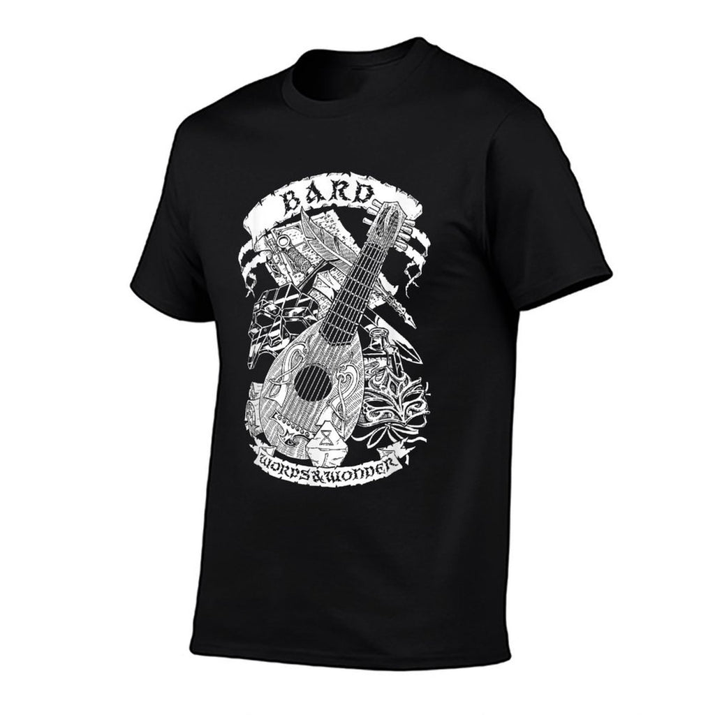Fantasy RPG - Bard  Heathered Texture T-Shirt