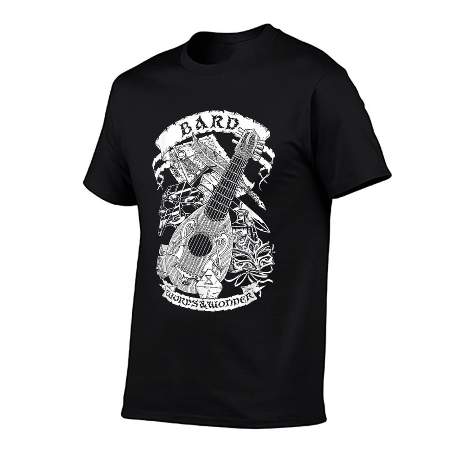 Fantasy RPG - Bard  Heathered Texture T-Shirt