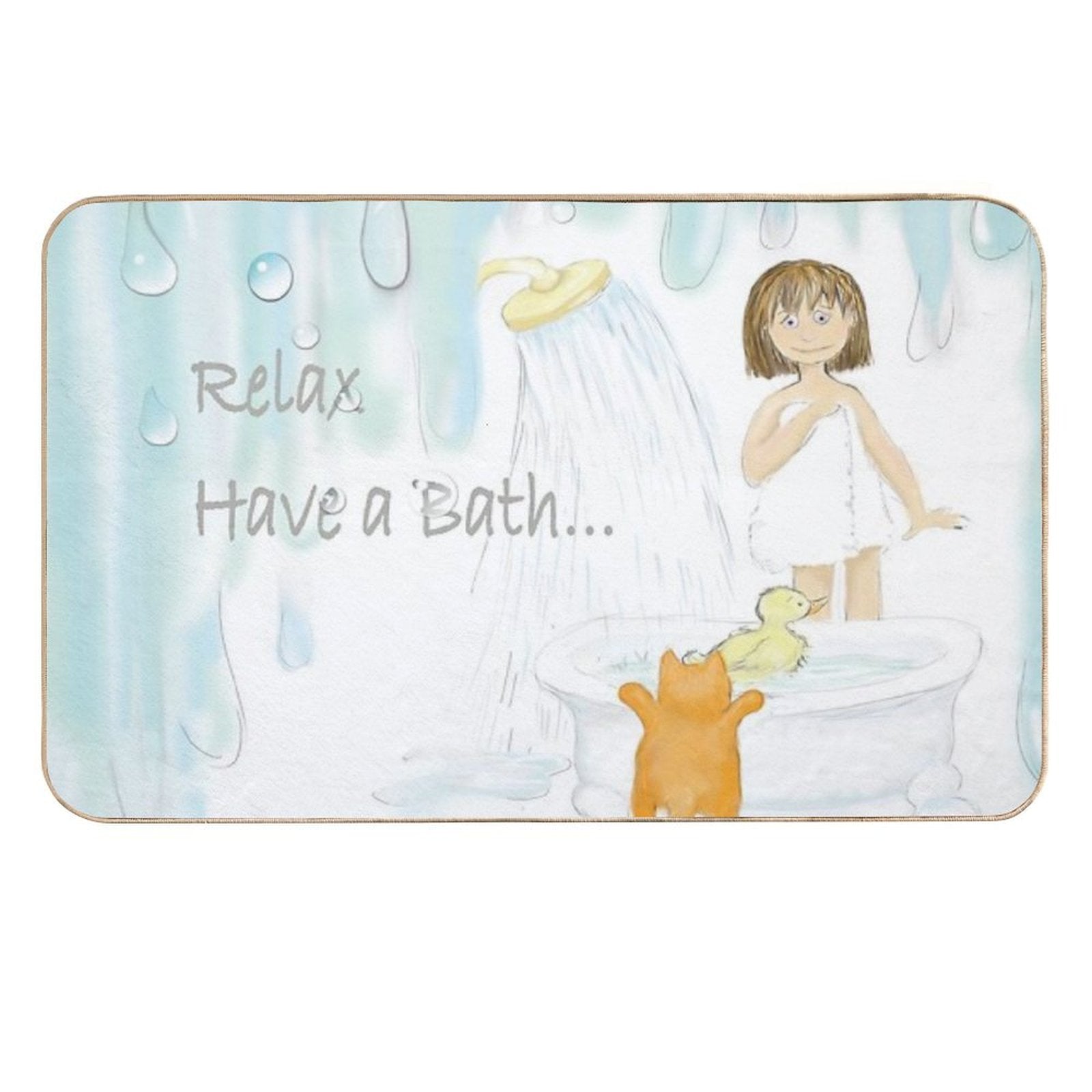 Bathtime  Rapid-Drying Bath Mat