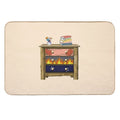 Feyre’s Painted Dresser  ACOTAR Dresser  Easy Maintenance Bath Mat