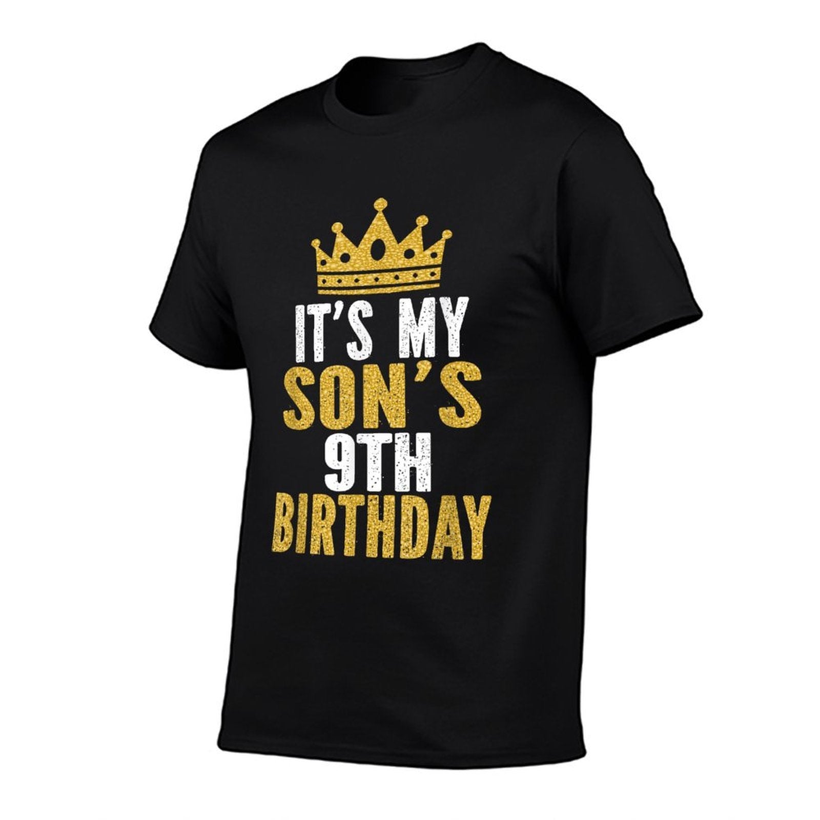 It's My Son's 9th Birthday 9 Years Old Boy  Polyester Blend T-Shirt