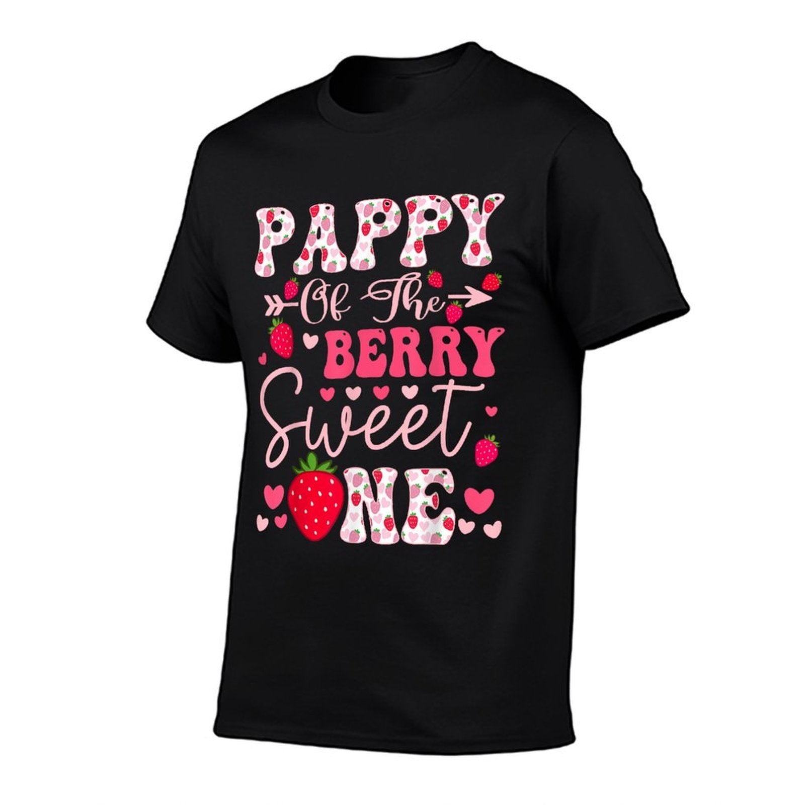 Pappy Of The Berry Sweet One Strawberry 1St Birthday  Affordable Price T-Shirt