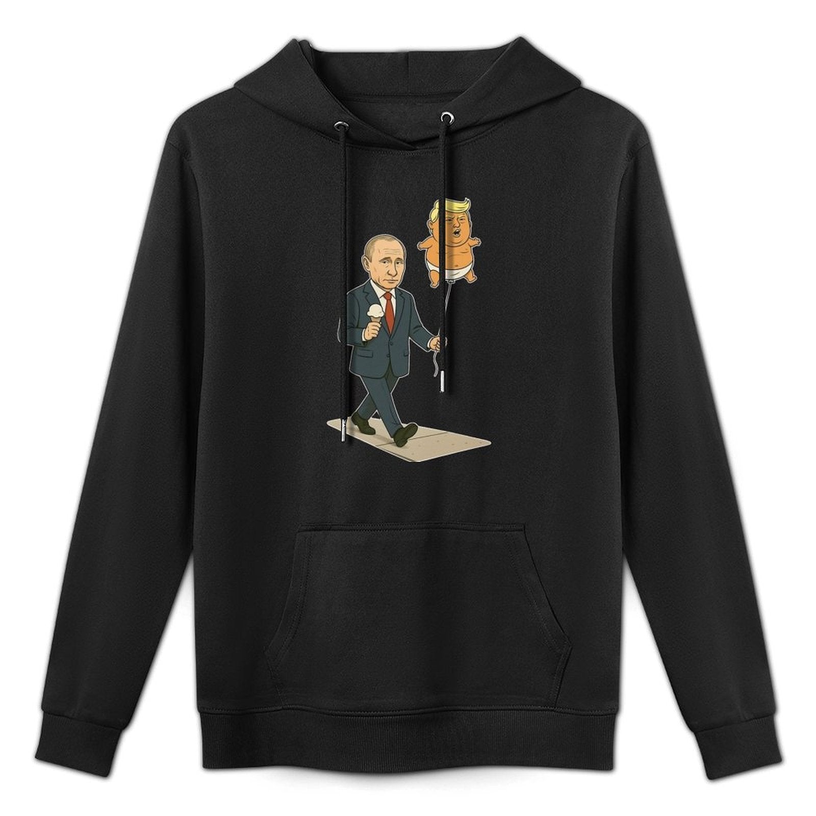 The Stroll – Putin Walks His Trump Balloon Easy Care Hoodie