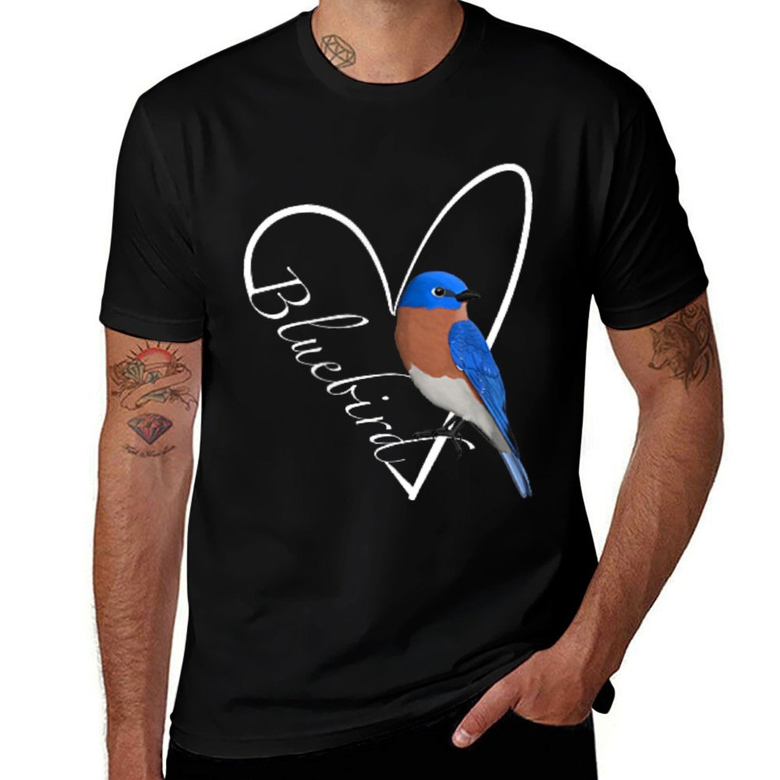 Bluebird Bird Birdlover Birdwatcher Animal Biologist  Classic T-Shirt