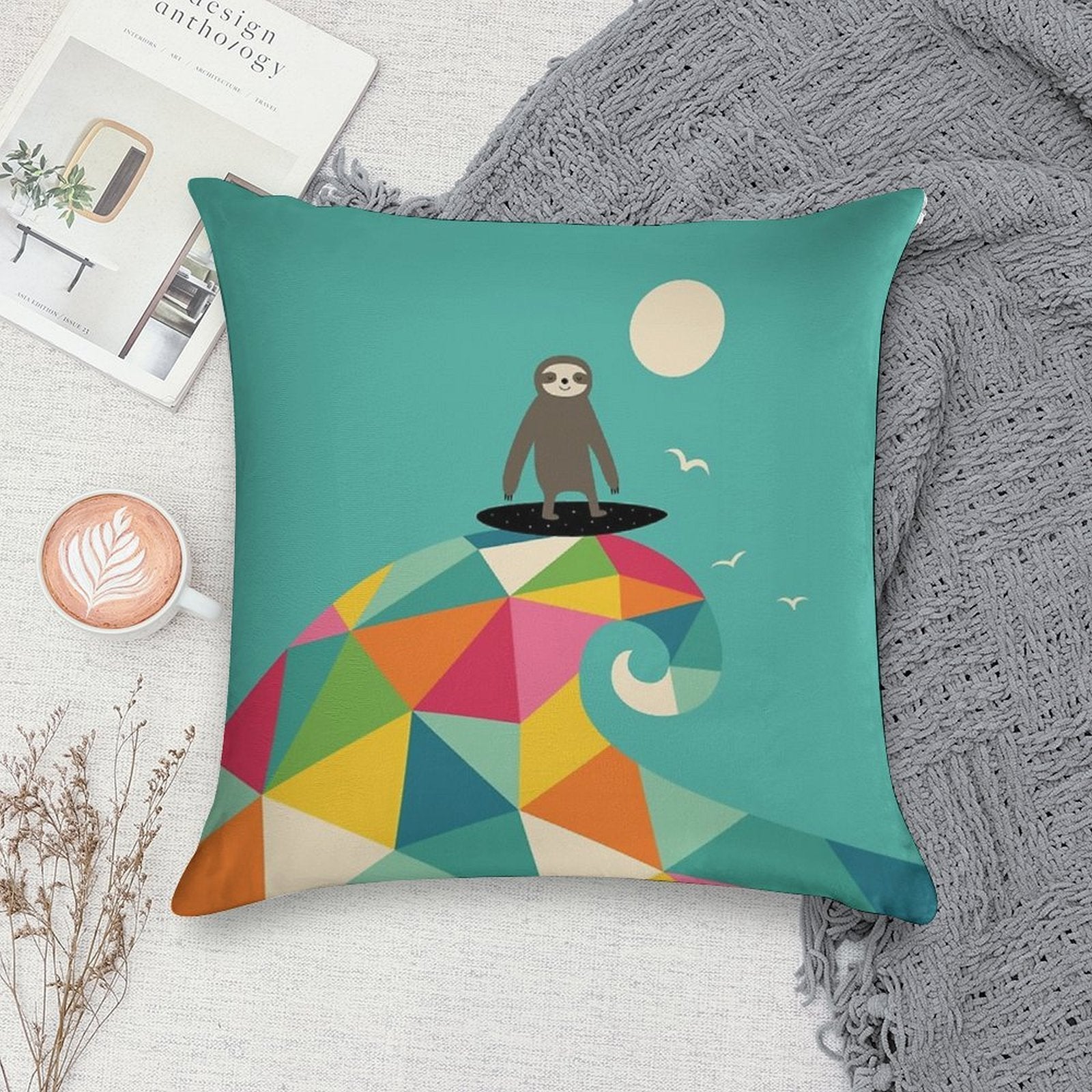 Surfs Up Soft Multiple Sizes Throw Pillow