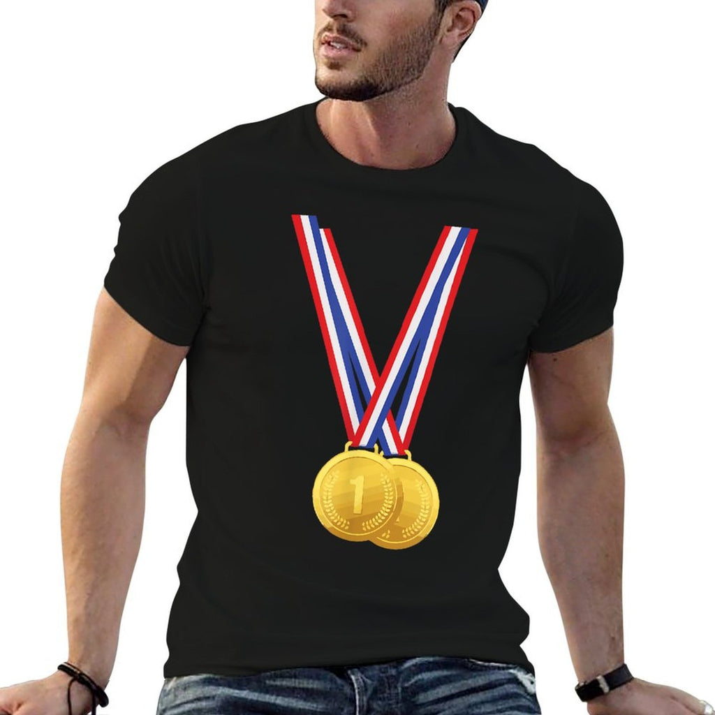 Gold Medals - Funny for Winners And Champions  Versatile T-Shirt