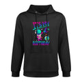 Outer Space Astronaut 4th Birthday Boy 4 Year Old Five Relaxed Fit Hoodie