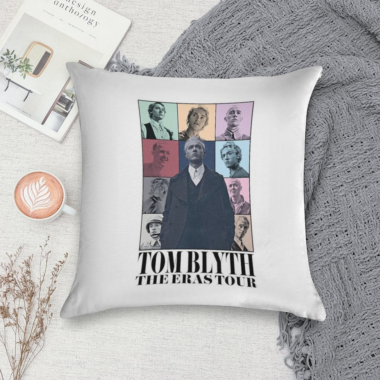 Tom Blyth As Coriolanus Snow The Eras Tour Soft Washable Throw Pillow
