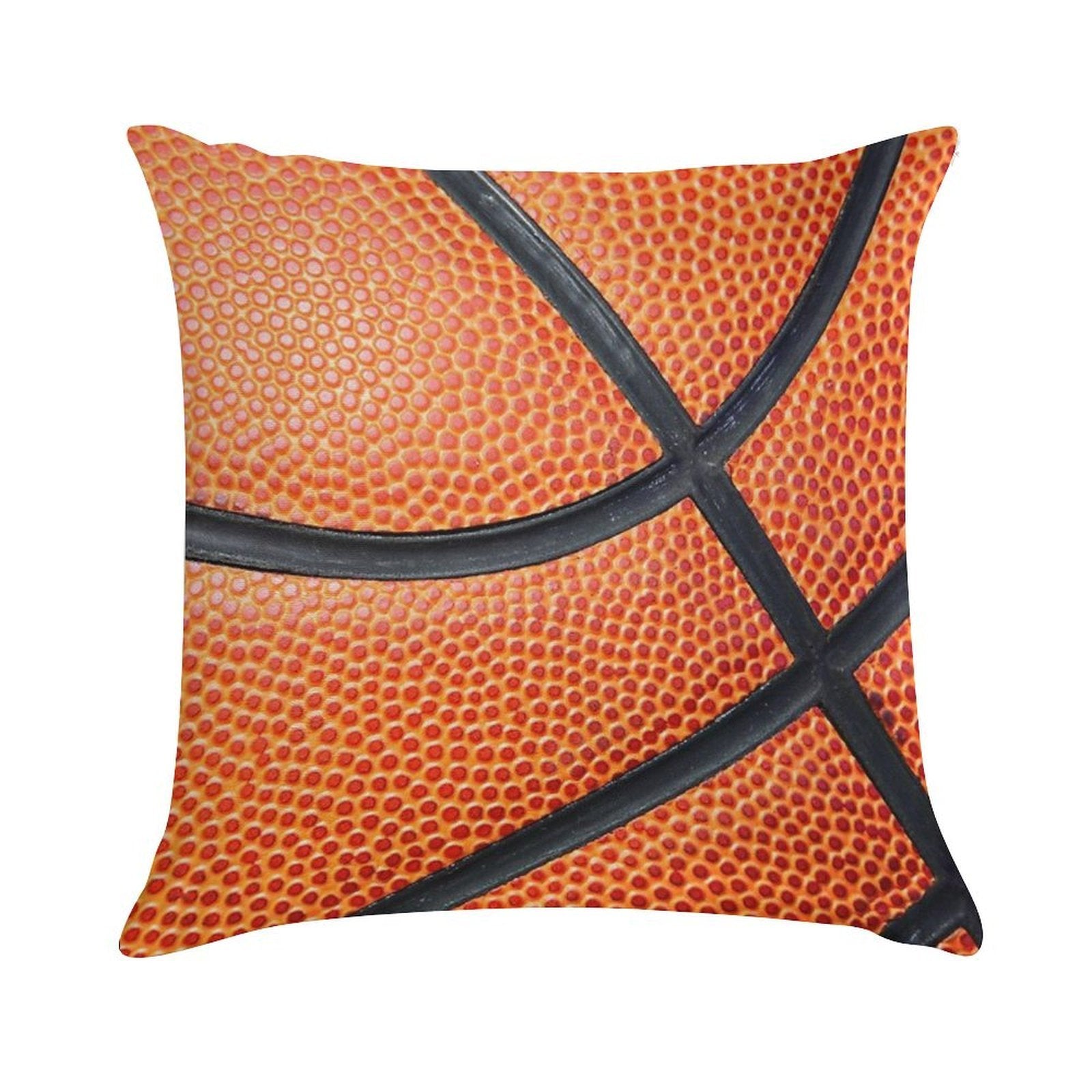 Basketball Throw Pillow Soft Multiple Sizes Throw Pillow