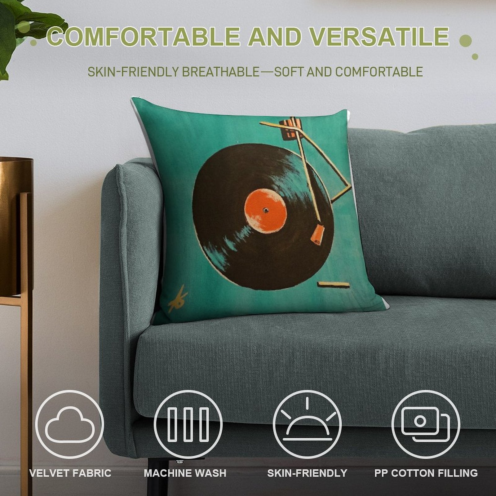 Longplay Soft Multiple Sizes Throw Pillow