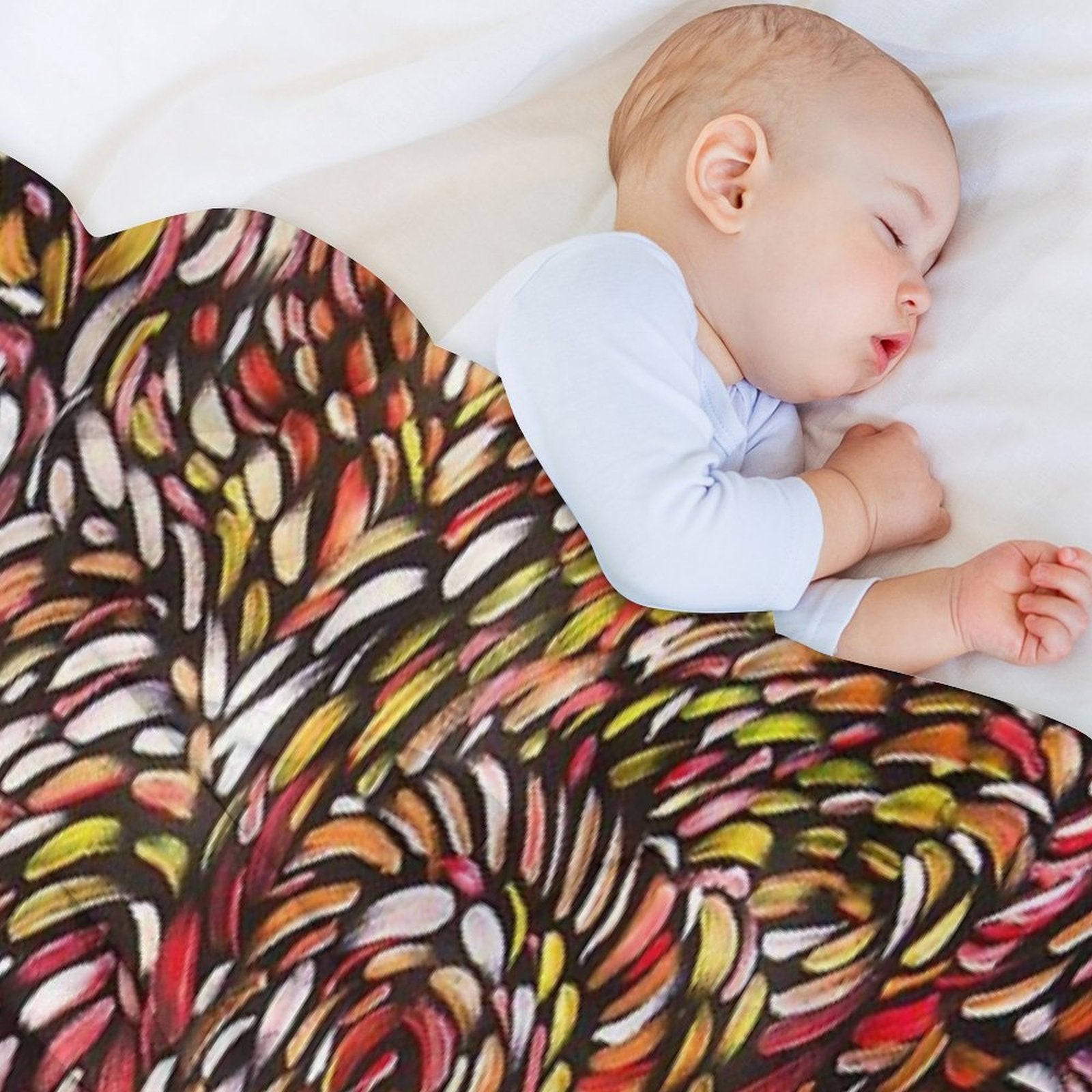 BUSH MEDICINE LEAVES 5 Easy Care Throw Blanket