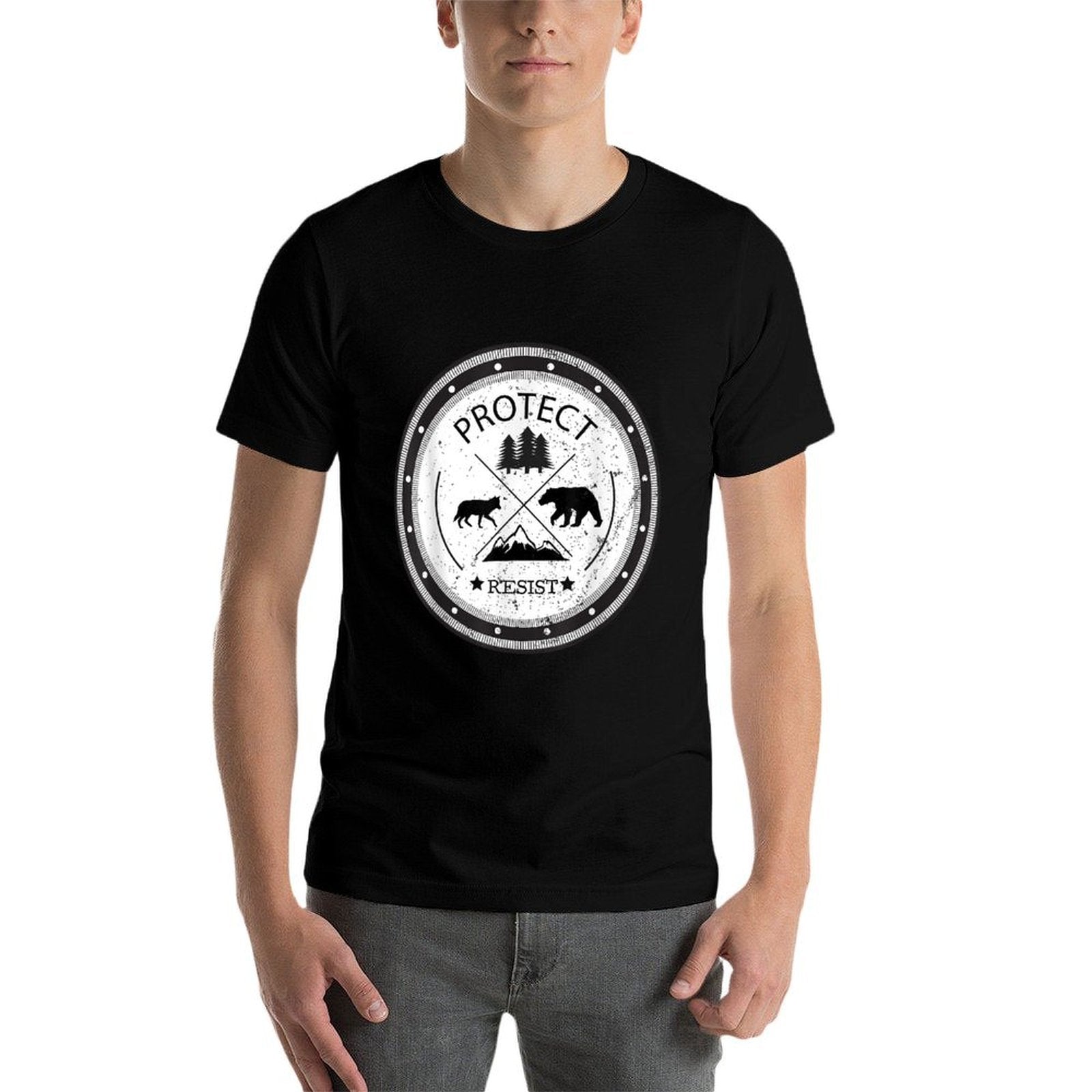 Protect - Resist National Parks And Forest Service Tshirt  Fade-proof Color T-Shirt