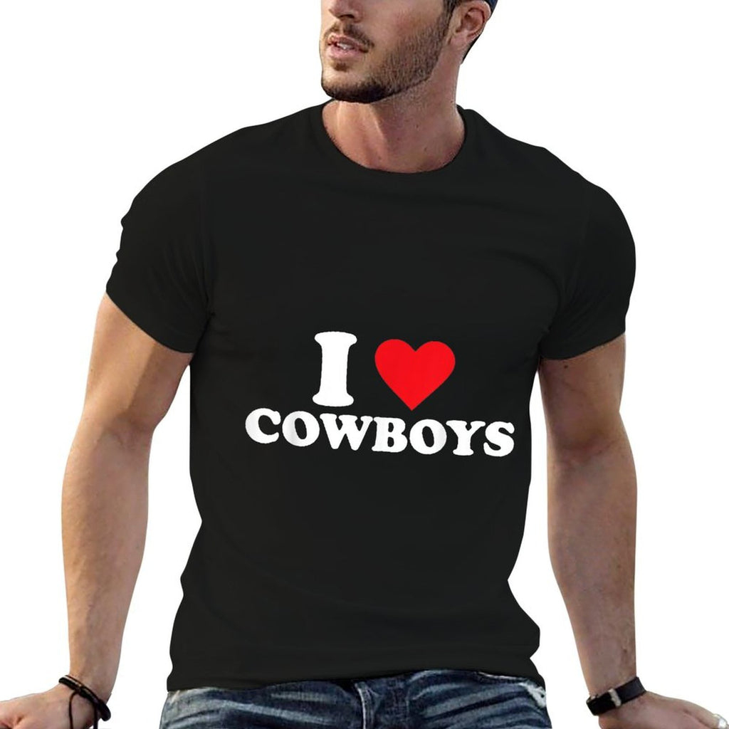 I Love Cowboys  Slim-fit Cut T-Shirt