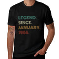 60 Years Old Legend Since January 1965 60th Birthday  Affordable Price T-Shirt