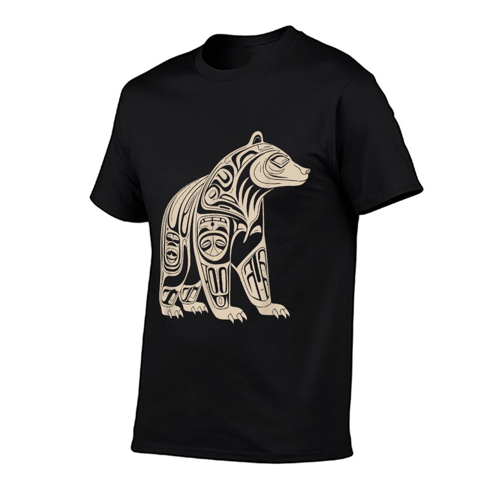 Bear Native Formline Art Salish Haida Tlingit Pacific Animal  Easy-care T-Shirt