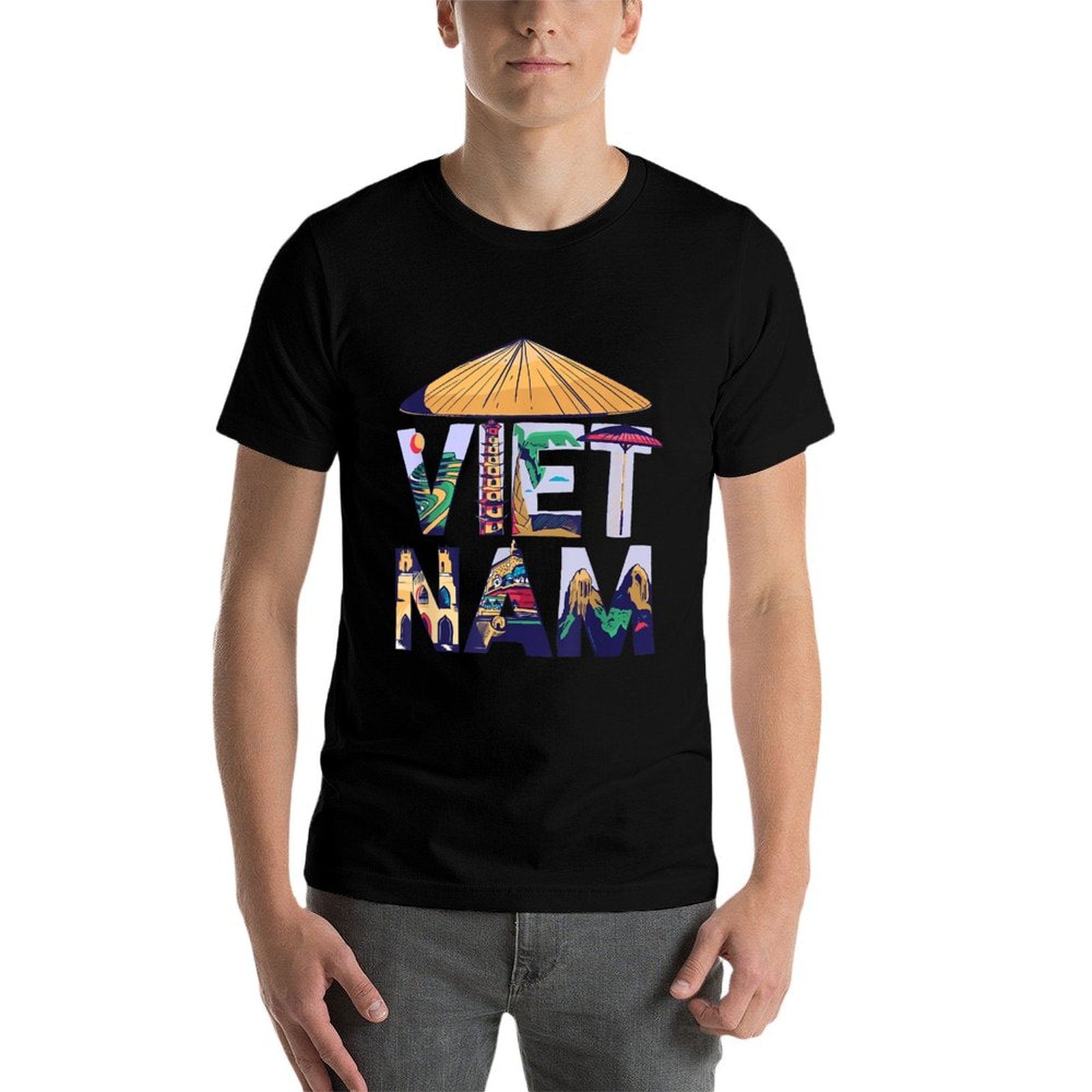 Vietnam Southeast Asia Souvenir Holidays in Paradise Gift  Wrinkle-resistant T-Shirt